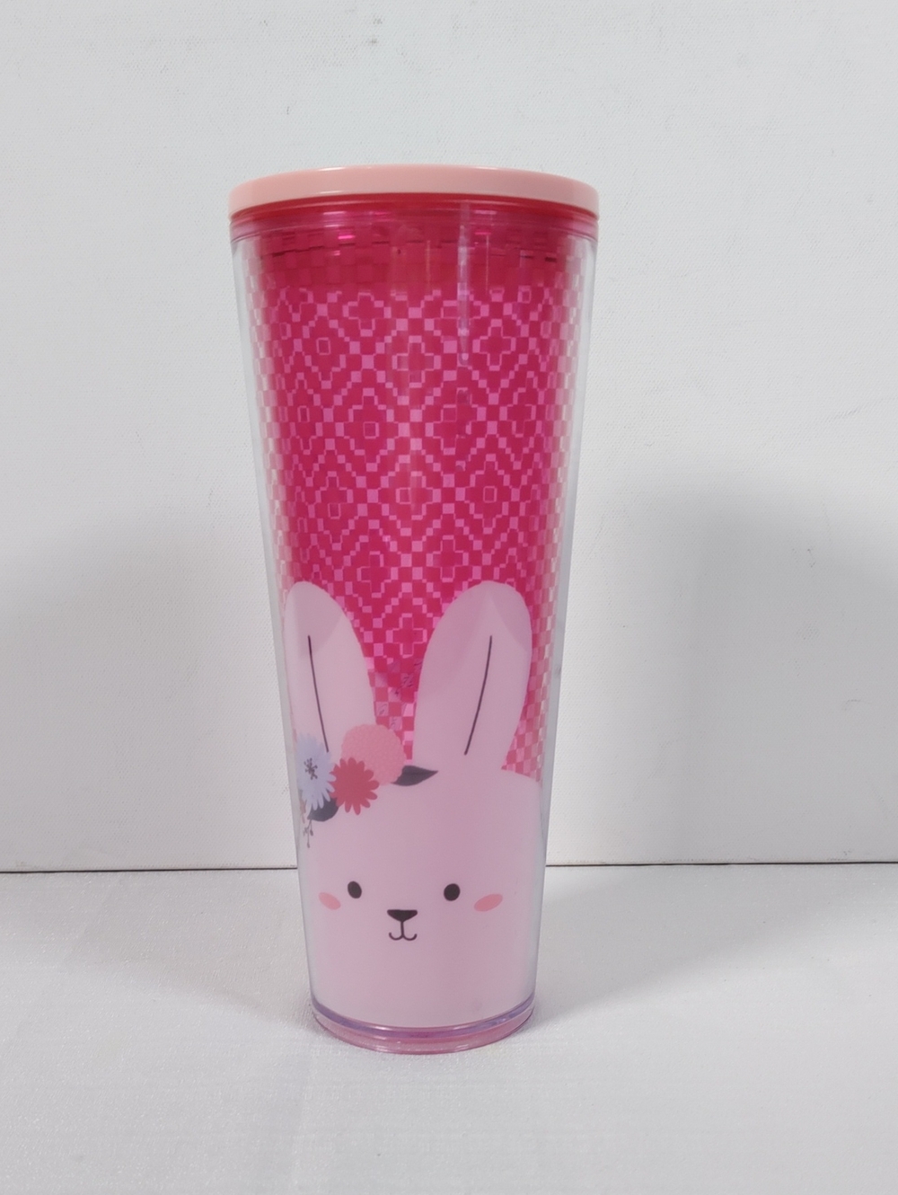 H087 Starbucks Pink Bunny Lunar New Year 24oz Venti Cup 2023